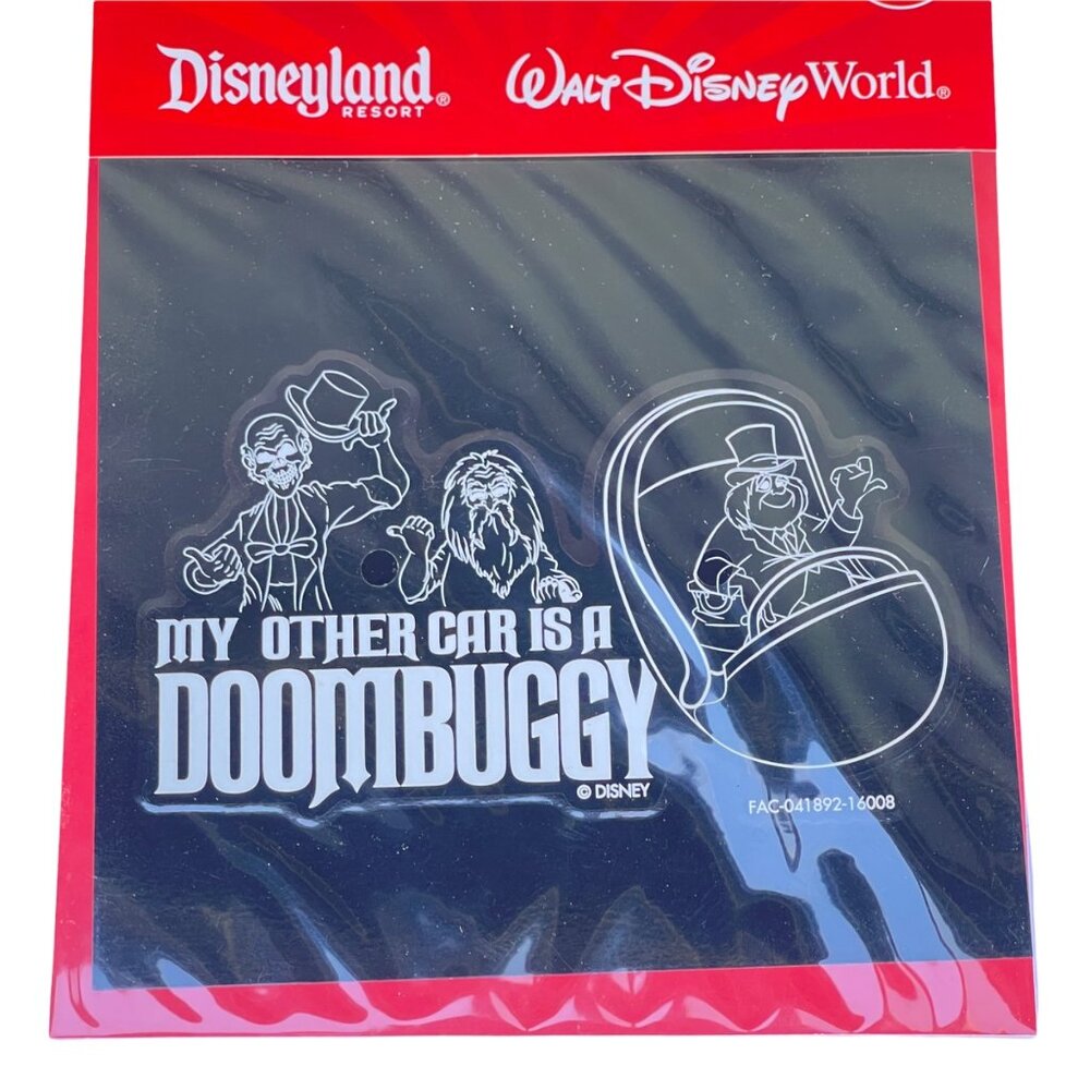 Disney Parks Haunted Mansion Ghosts My Other Car Doombuggy Vinyl Window Sticker